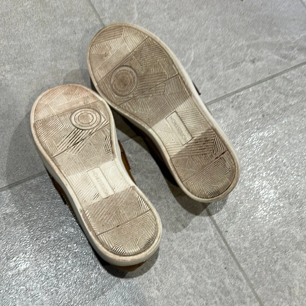 Brown Leather kids Loafers